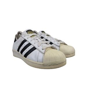 Adidas Shoes Womens 5.5 Sneakers Superstar Lifestyle Classic Leather White Black